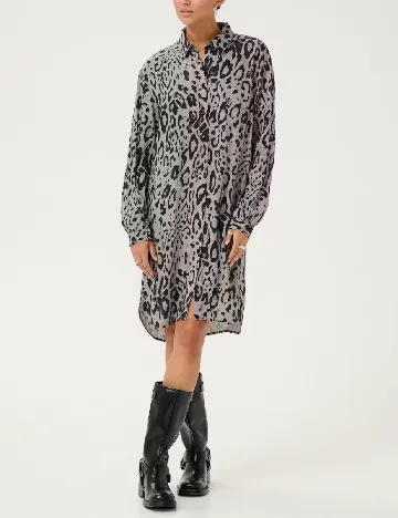Rochie scurta Kaffe, gri