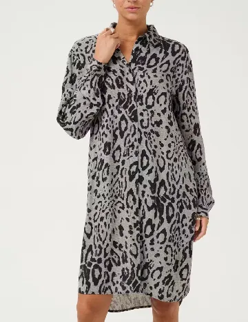 Rochie scurta Kaffe, gri
