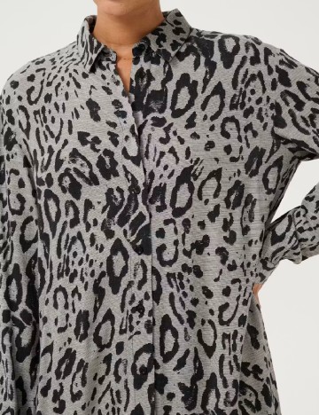 Rochie scurta Kaffe, gri