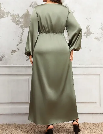 Rochie lunga SHEIN CURVE, verde
