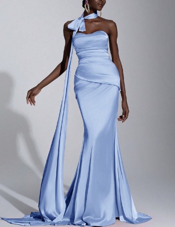 Rochie lunga SHEIN, albastru
