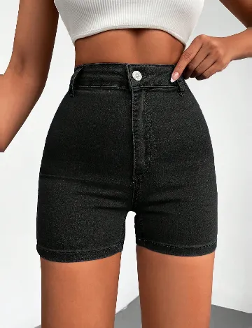 Pantaloni scurti SHEIN, negru