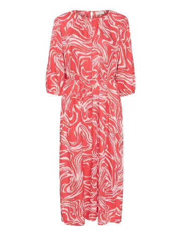 Rochie medie Kaffe, rosu