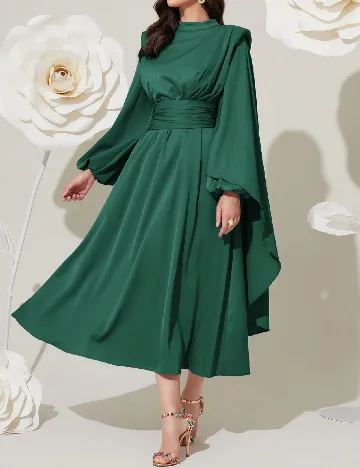 Rochie medie SHEIN, verde