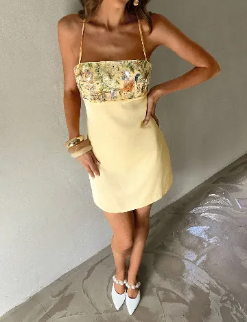 Rochie scurta SHEIN, galben
