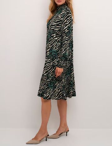 Rochie medie Kaffe, mix culori