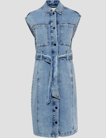 Rochie medie Kaffe, albastru