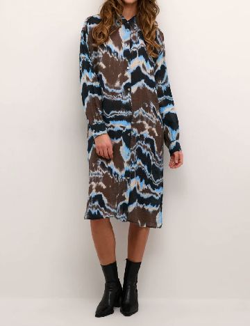 Rochie medie Kaffe, mix culori
