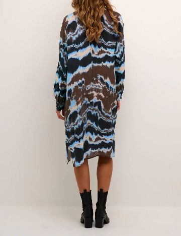 Rochie medie Kaffe, mix culori