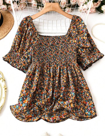 Bluza SHEIN CURVE, floral print