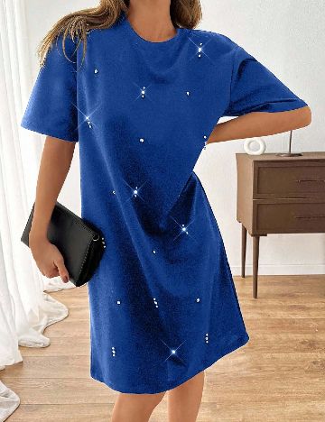 Rochie medie SHEIN, albastru