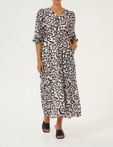 Rochie lunga Kaffe, animal print
