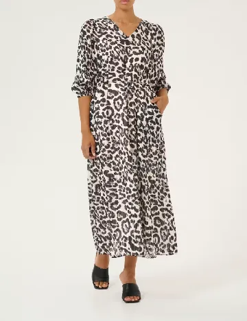 Rochie lunga Kaffe, animal print
