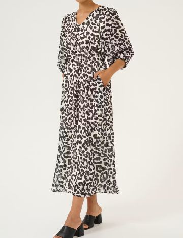 Rochie lunga Kaffe, animal print