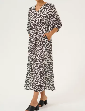 Rochie lunga Kaffe, animal print