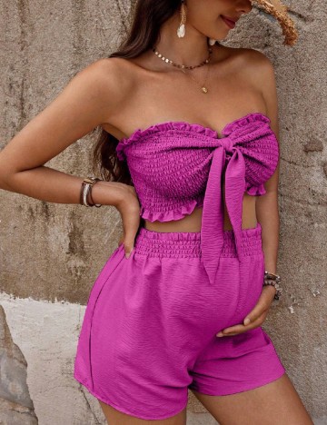 Compleu SHEIN Maternity, magenta