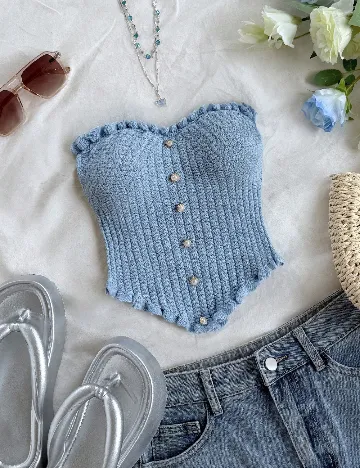 Top SHEIN, albastru