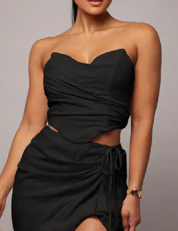 Top Silquee, negru
