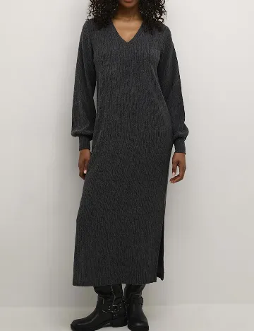 Rochie medie Kaffe, gri inchis