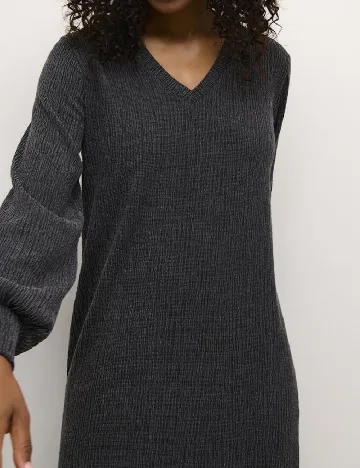 Rochie medie Kaffe, gri inchis