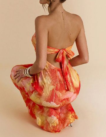 Rochie lunga SHEIN, portocaliu