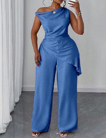 Compleu SHEIN CURVE, albastru