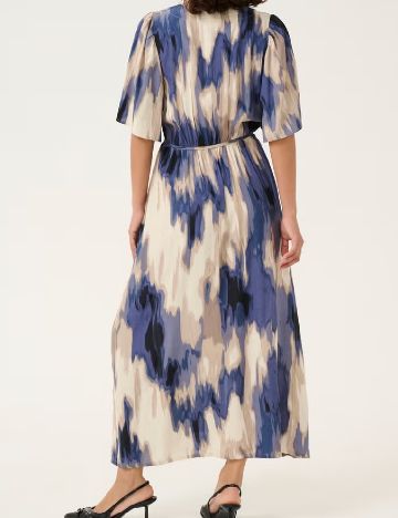 Rochie lunga Kaffe, mix culori
