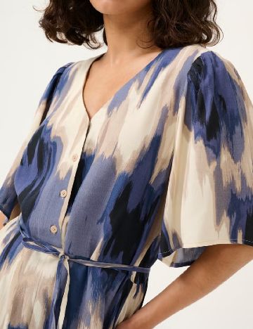 Rochie lunga Kaffe, mix culori