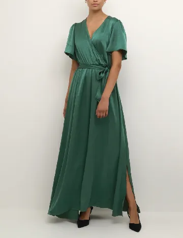 Rochie lunga Kaffe, verde