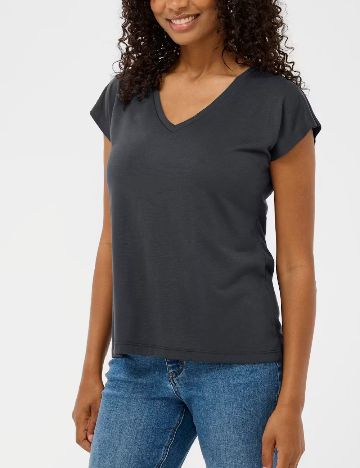 Tricou Kaffe, gri