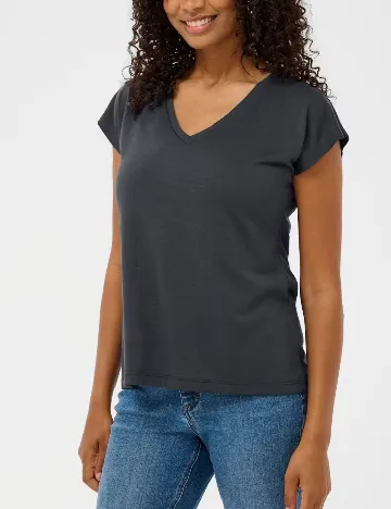 Tricou Kaffe, gri