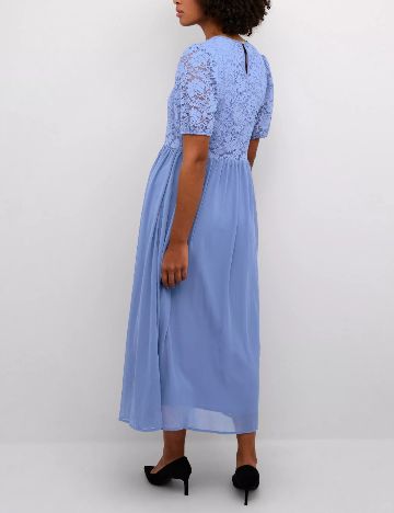 Rochie lunga Kaffe, albastru