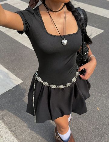 Salopeta SHEIN, negru
