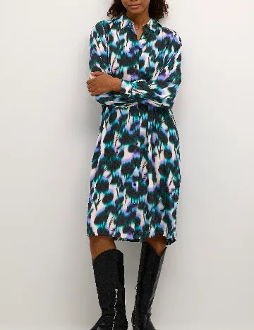 Rochie medie Kaffe, mix culori