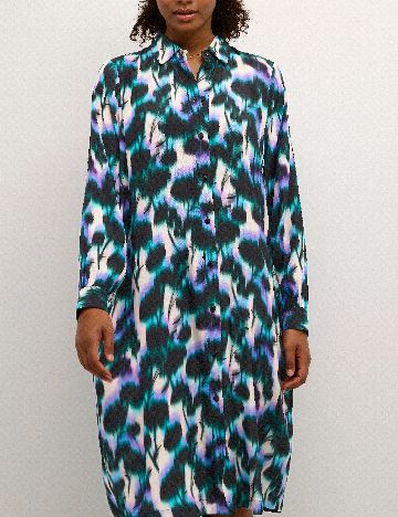 Rochie medie Kaffe, mix culori