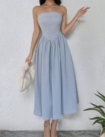 Rochie medie SHEIN, albastru