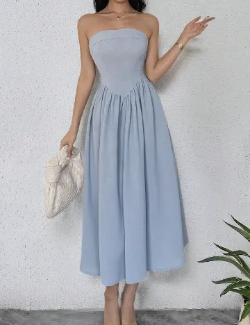 Rochie medie SHEIN, albastru