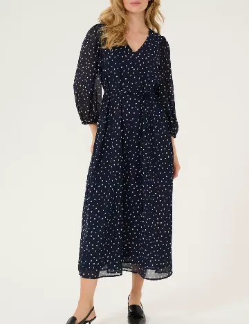 Rochie medie Kaffe, bleumarin