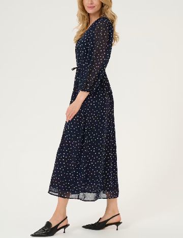 Rochie medie Kaffe, bleumarin