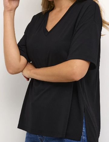 Tricou Oversize Kaffe, negru