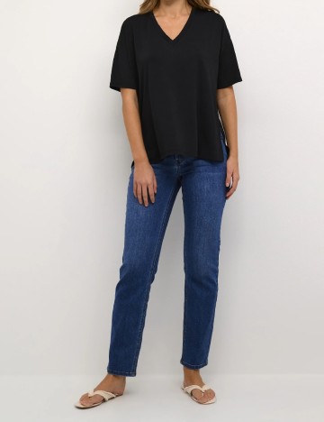 Tricou Oversize Kaffe, negru