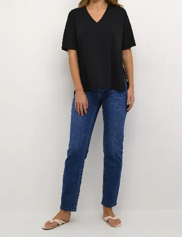 Tricou Oversize Kaffe, negru