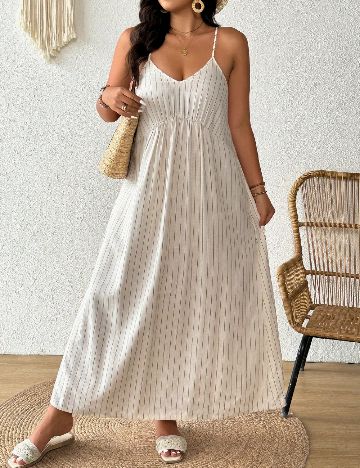 Rochie lunga SHEIN CURVE, bej
