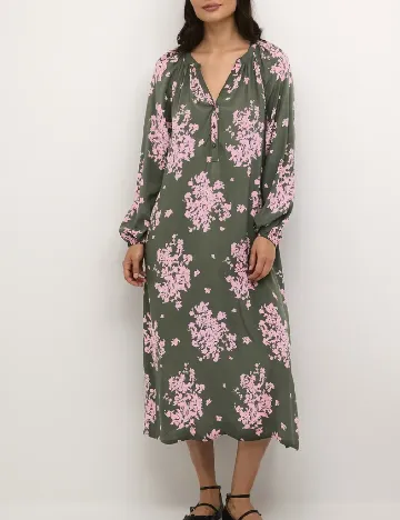 Rochie medie Kaffe, verde
