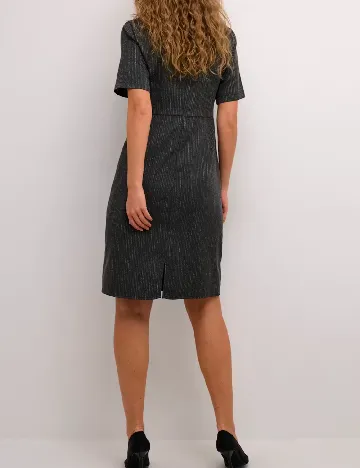 Rochie scurta Kaffe, gri inchis