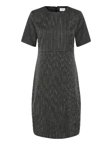 Rochie scurta Kaffe, gri inchis