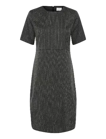 Rochie scurta Kaffe, gri inchis
