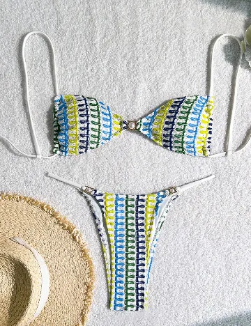 Costum de baie SHEIN, mix culori