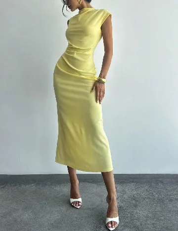 Rochie medie SHEIN, galben