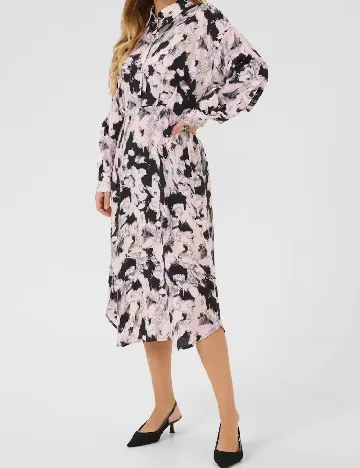 Rochie medie Kaffe, mix culori